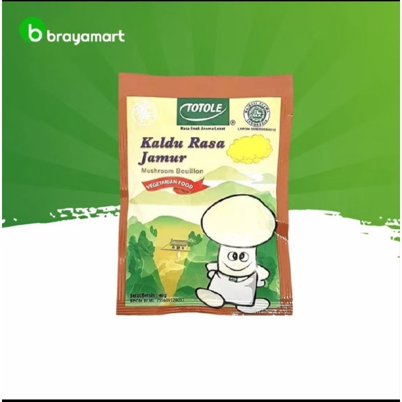 

Totole kaldu rasa jamur 80gr brayamart