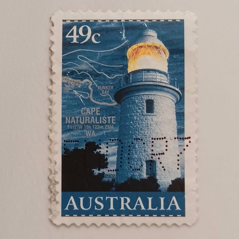 

(AA) Perangko Australia 2002 Lighthouses - Cape Naturaliste 49 cent Used