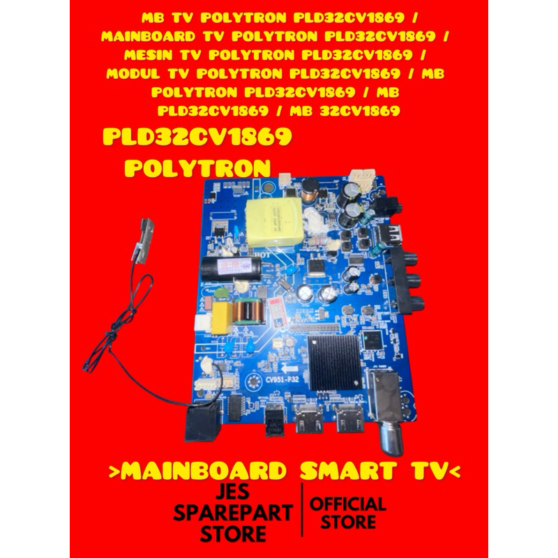 MB TV POLYTRON PLD32CV1869 /  MAINBOARD TV POLYTRON PLD32CV1869 /  MESIN TV POLYTRON PLD32CV1869 /  