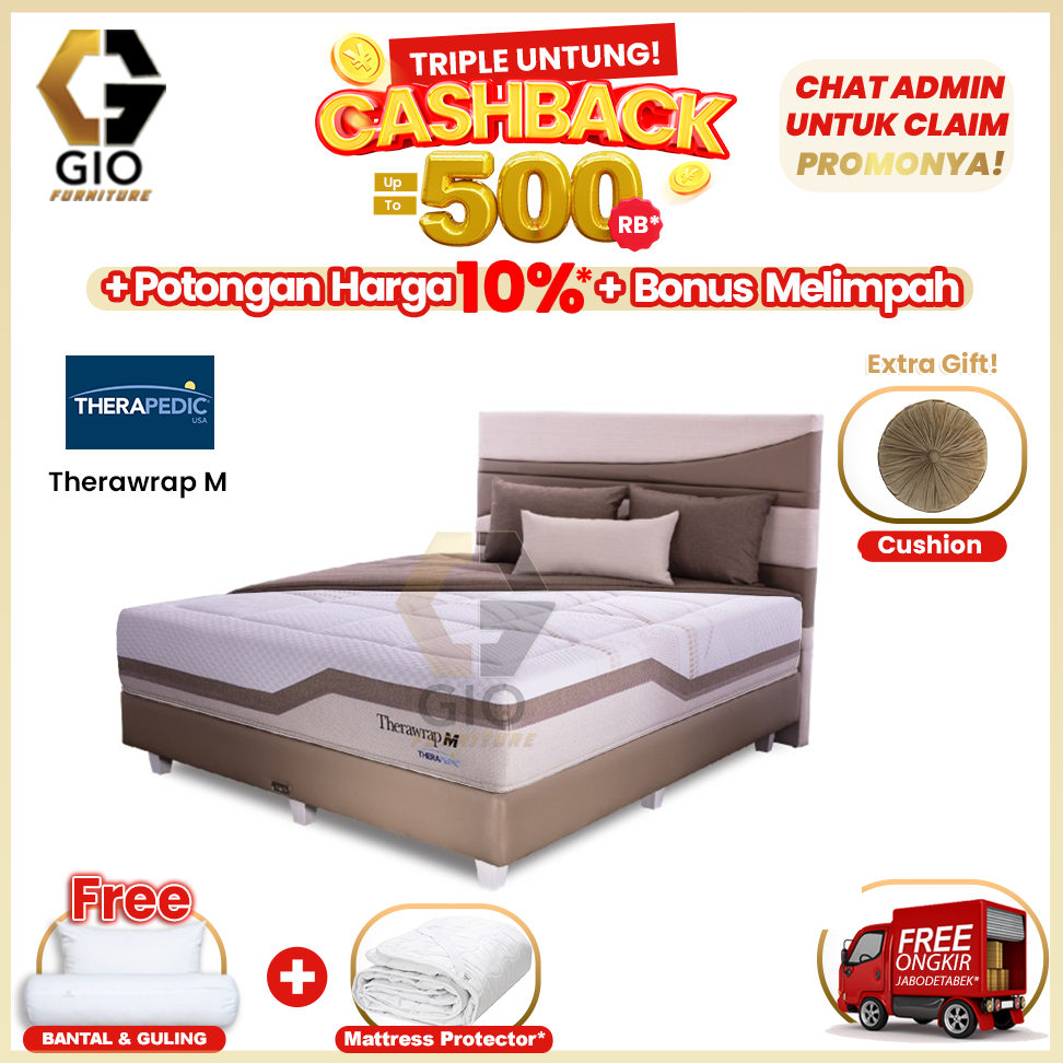Kasur Therapedic Therawrap M (Full Set)