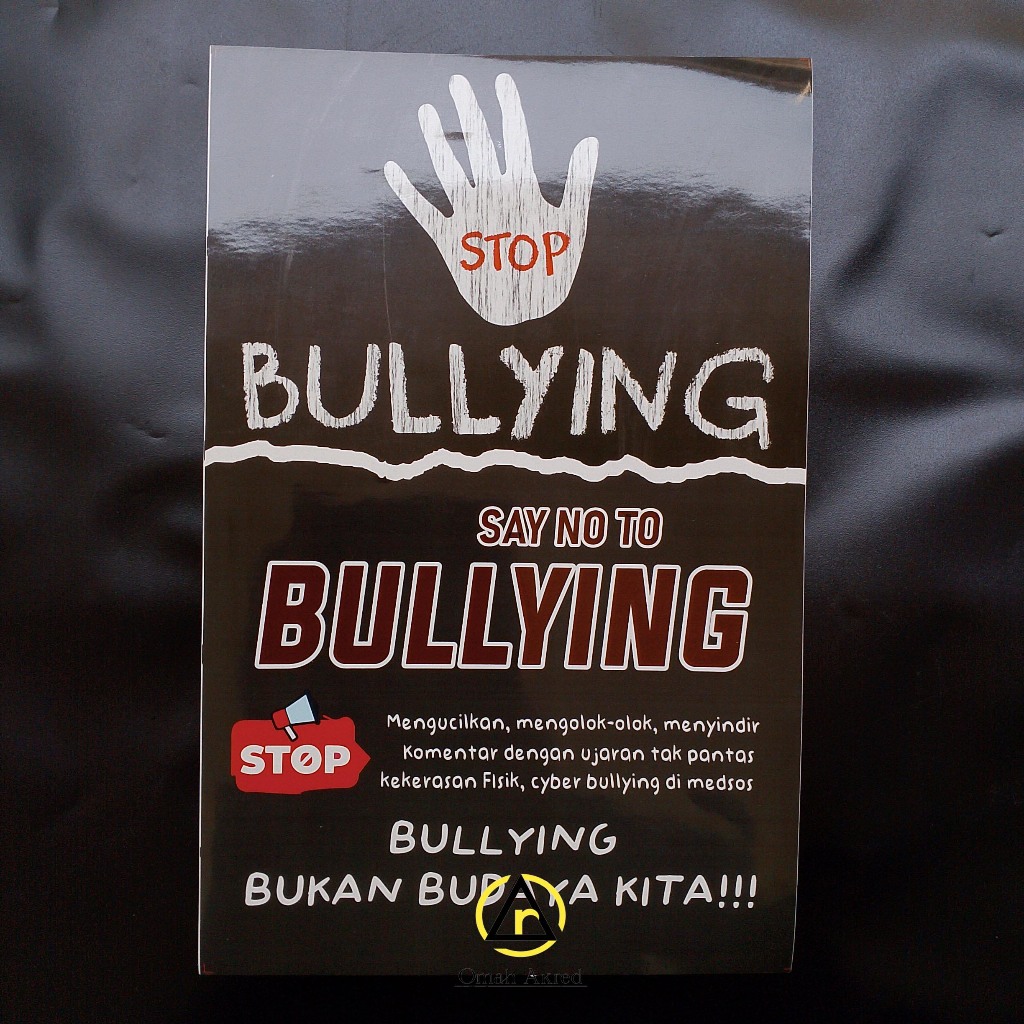 

Stiker Stop Bullying - Say No To Bullying - Stiker Perundungan - Stiker Vinyl