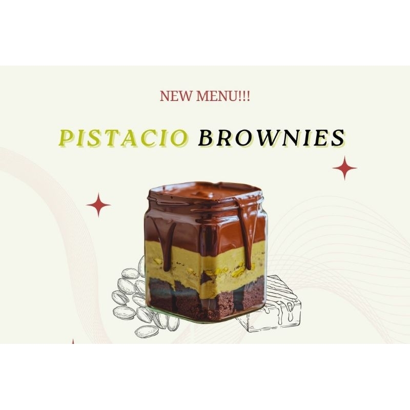 

Pistacio Brownies | Premium | Cokelat Dubai
