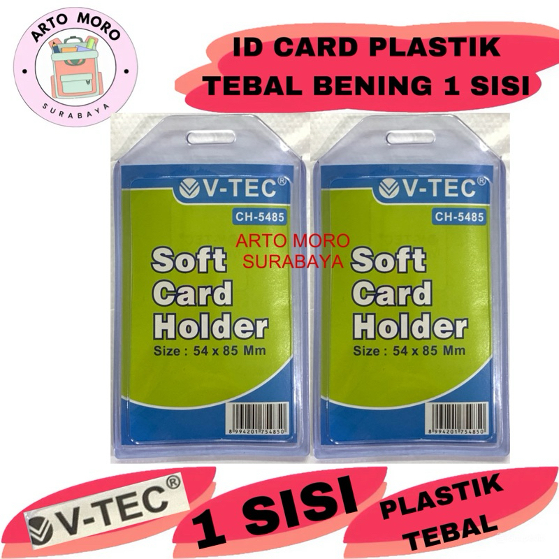

ID CARD 1 SISI PLASTIK TEBAL (1 PCS) READY STOCK SURABAYA