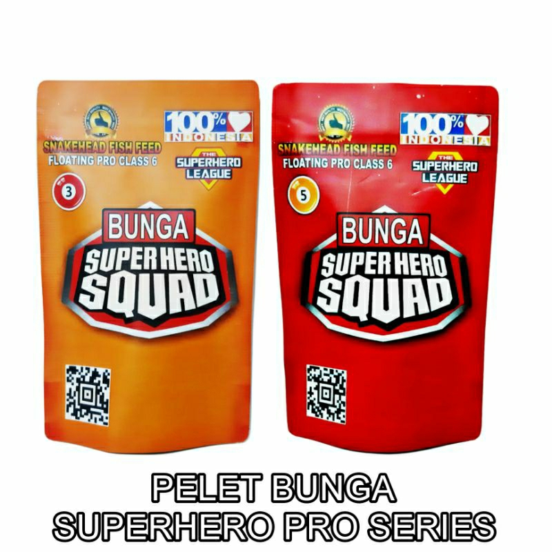 pelet maru BUNGA SUPERHERO SQUAD
