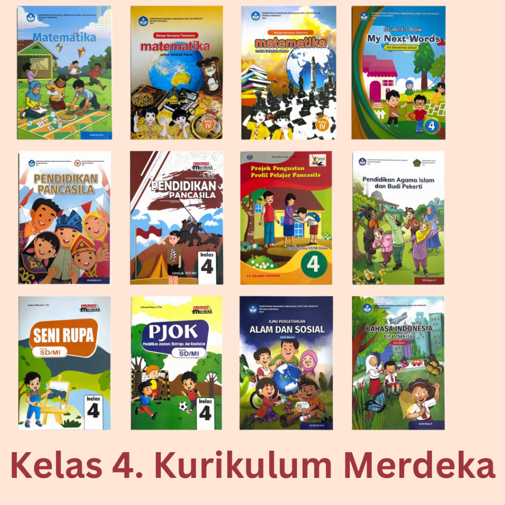 Buku pelajaran kelas 4 sd kurikulum merdeka