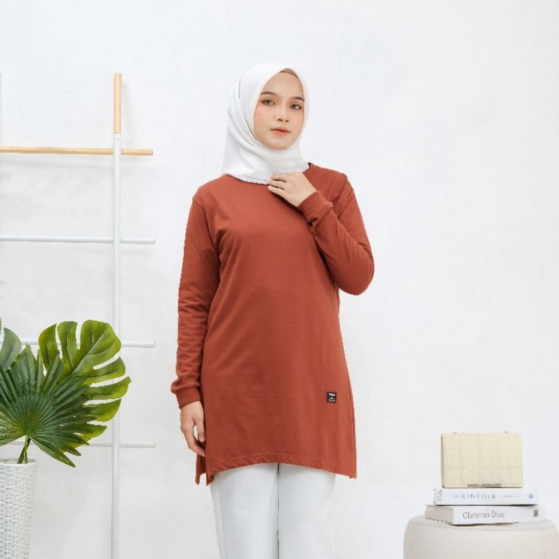 baju tunik wanita,baju tunic wanita lengan panjang polos,kaos tunik wanita,kaos tunik kekinian,kaos 