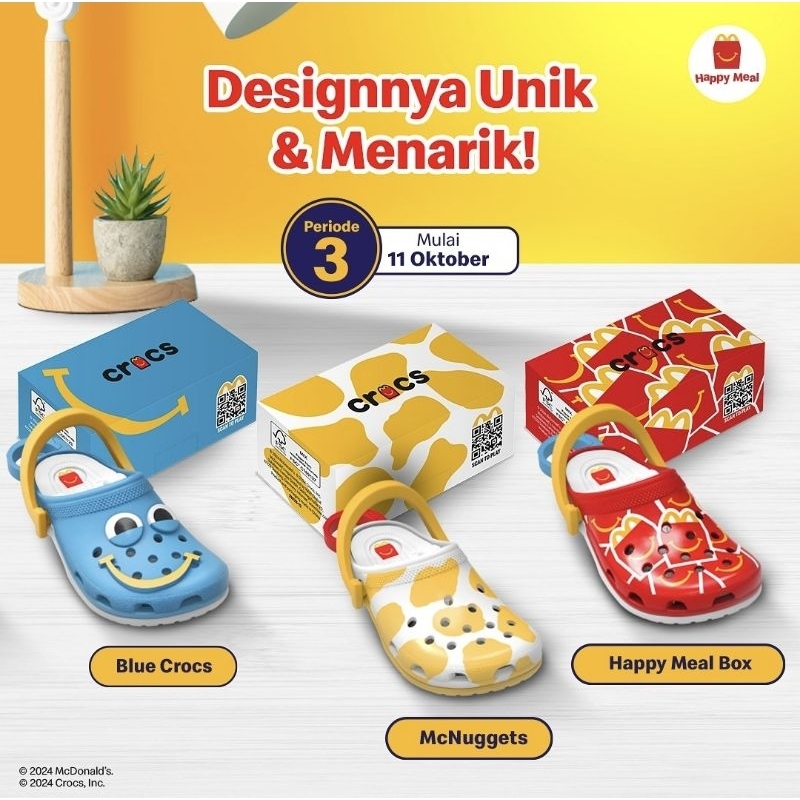 crocs keychain MCD