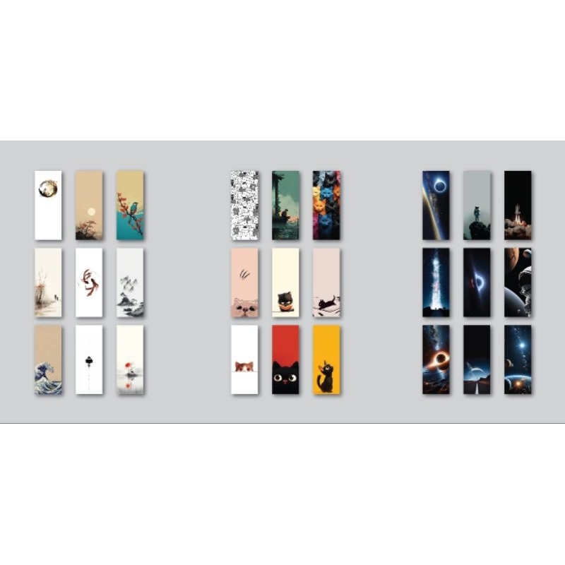 

Bookmark Pembatas Buku Mix Tema Isi 33 Pcs per Box-Penanda Halaman Buku Estetik Vintage