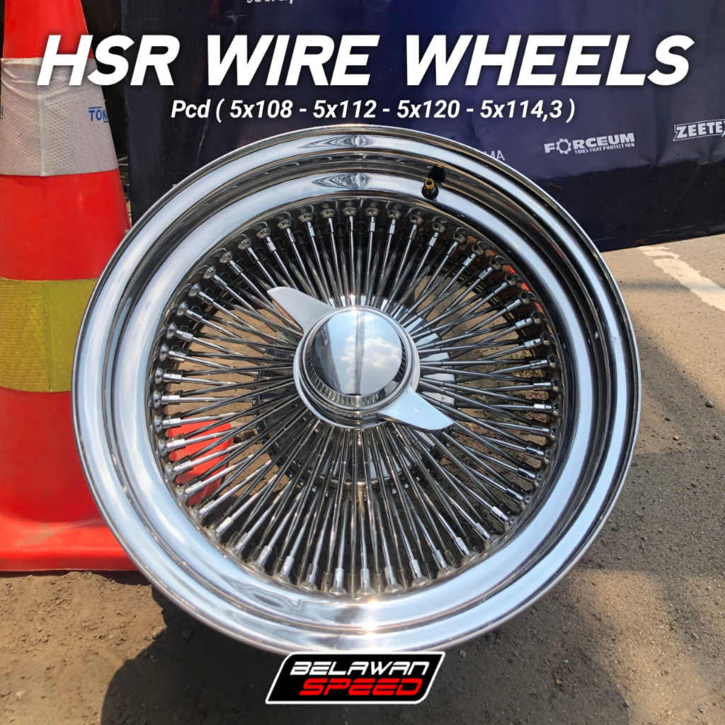 VELG MOBIL VOLVO MERCY BMW INNOVA TIPE KLASIK HSR WIRE WHEEL RING 16