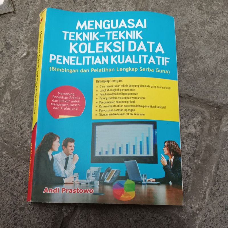 buku pendidikan menguasai teknik-teknik koleksi data penelitian kualitatif bekas original