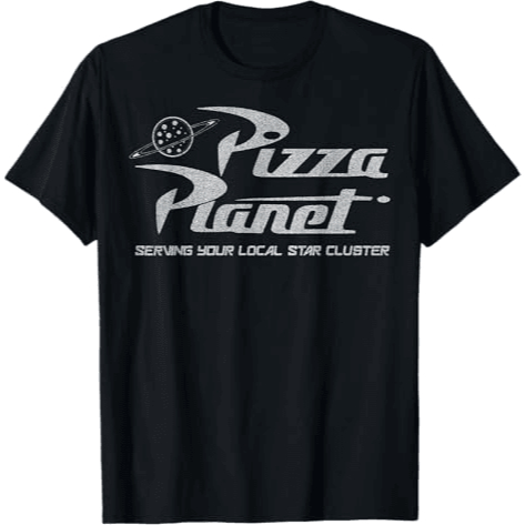 Disney Pixar Toy Story Pizza Planet Distressed Logo T-Shirt T-Shirt