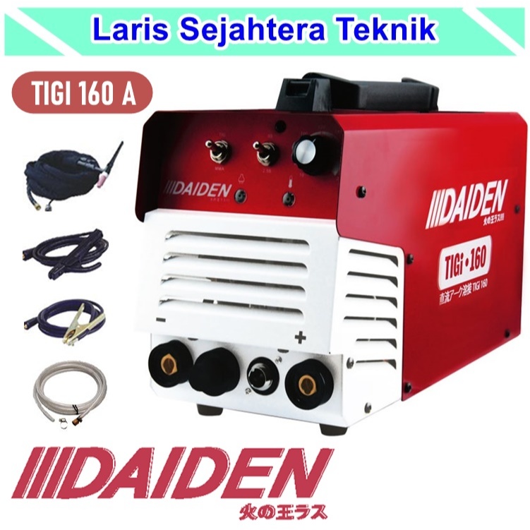 Mesin las argon stainles Daiden Tigi 160 A trafo las alumunium - las argon murah