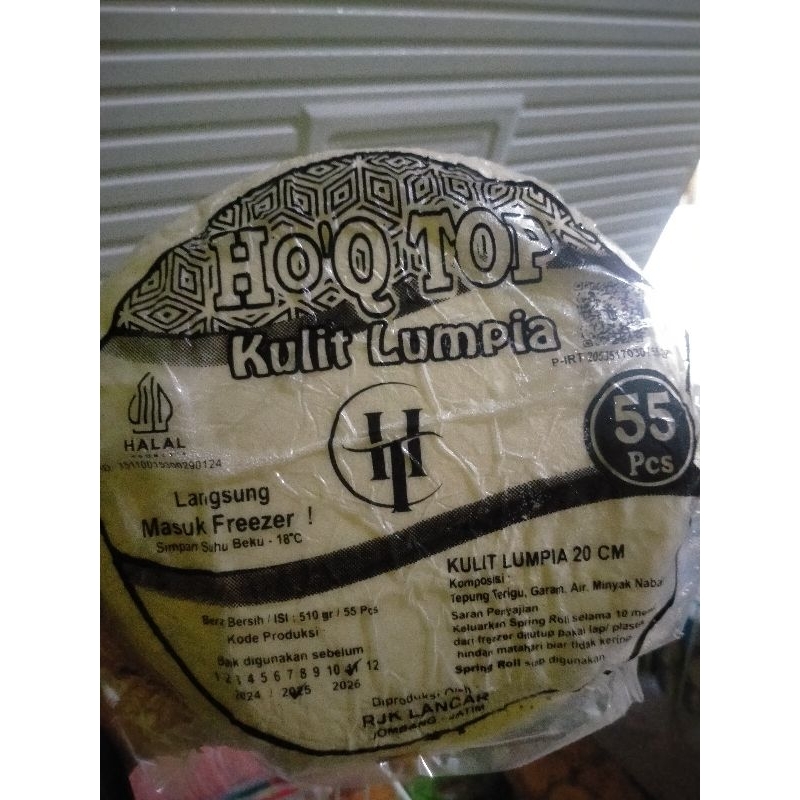 

kulit lumpia isi 55 lembar
