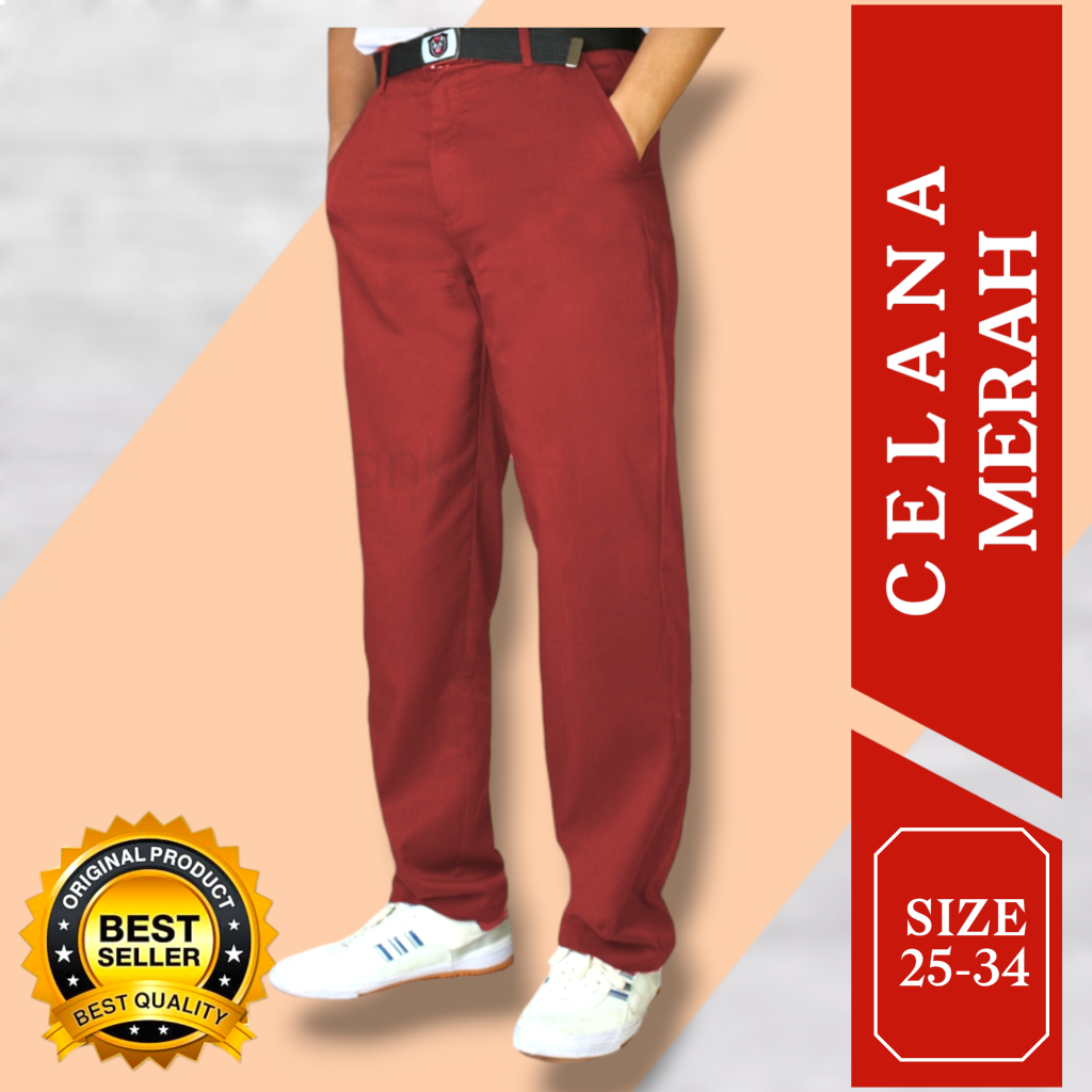 Seragam Merah Putih SD/Celana Merah SD