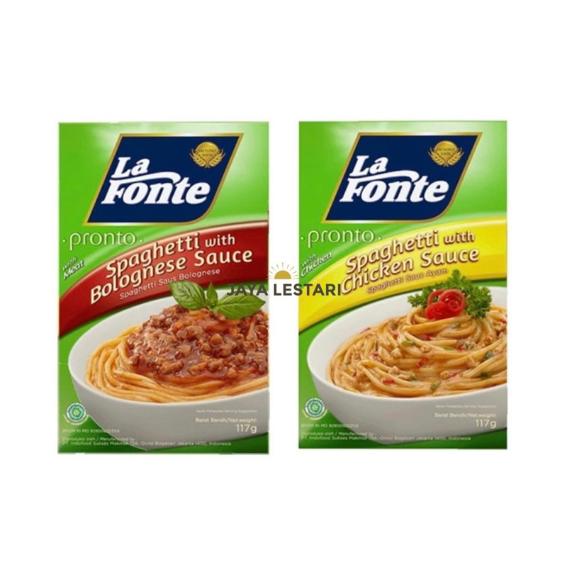 

La Fonte Spaghetti With Sauce (117g)