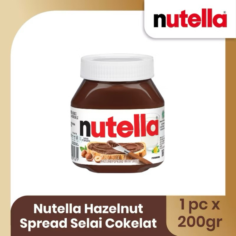 

Nutella hazelnut selai coklat 200 gr