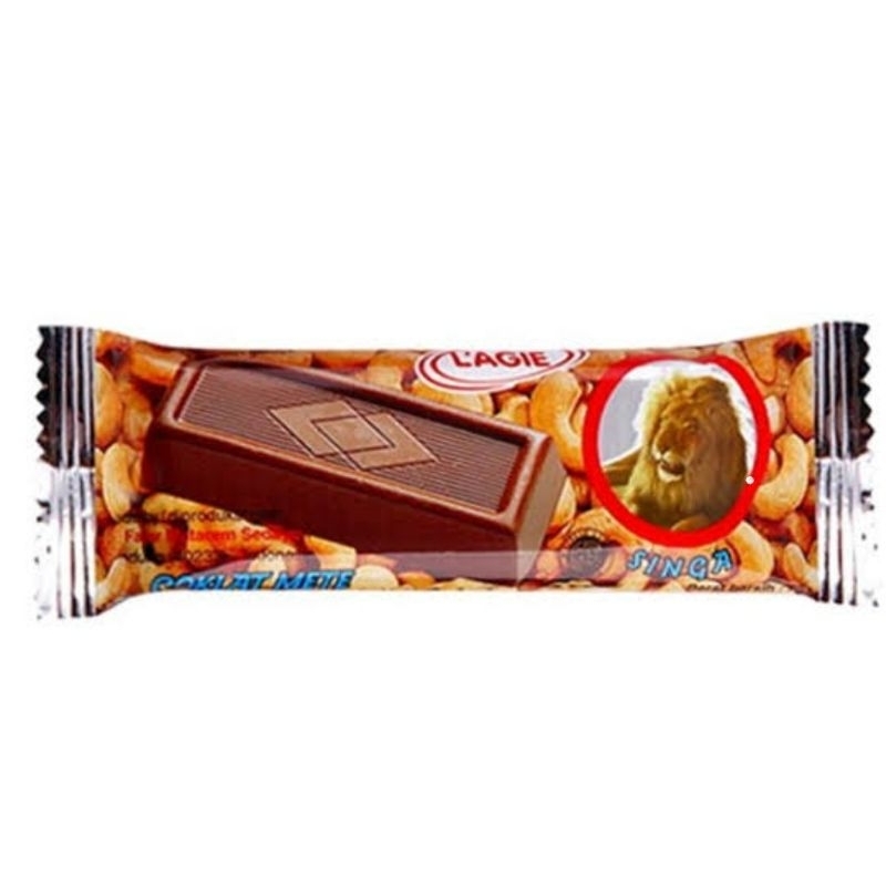 

L'Agie Singa / Lion Coklat Kacang Mete 25 gram