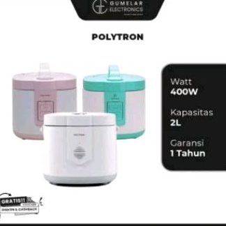 RICE COOKER POLYTRON 2 LITER/400 WATT. PRC-1201&PRC-1202.