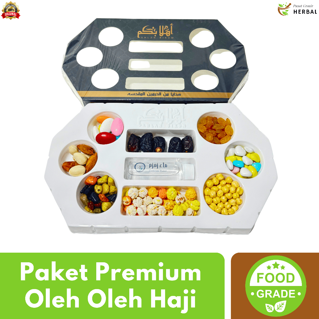 

Xmaster Paket Oleh Oleh Haji dan Umroh Premium Lengkap Grosir Air ZamZam Coklat Kerikil Kacang