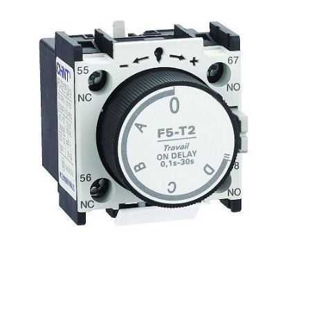 Chint F5-D2 Auxiliary Contact Off Delay Timer for Contactor NC1