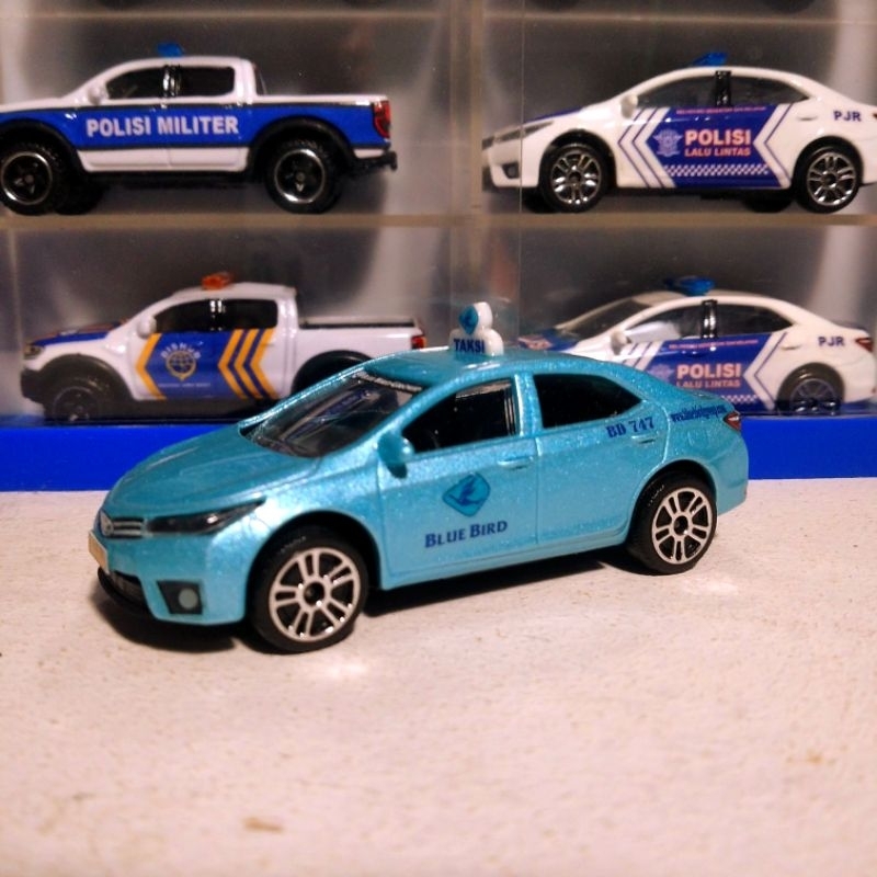 DIECAST TOYOTA COROLLA ALTIS CUSTOM MOBIL TAKSI BLUEBIRD