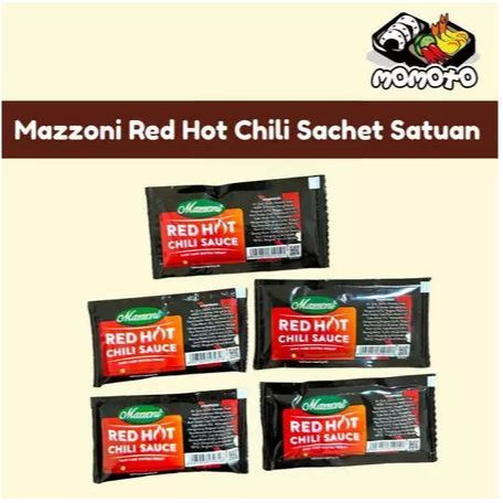 

Mazzoni Sambal Saus Cabe Extra Pedas Saos Tomat Sachet Satuan