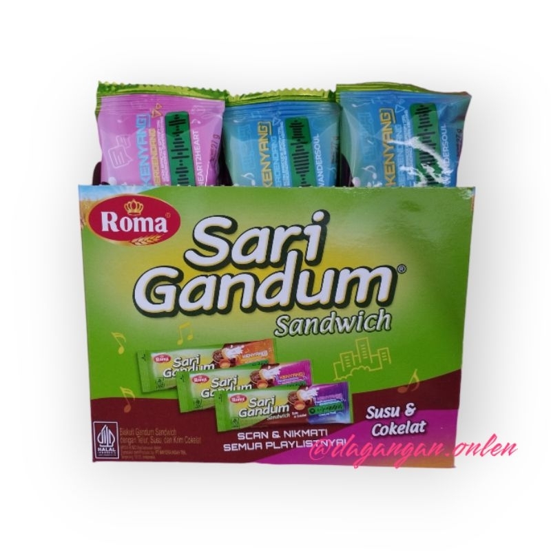 

Roma Sari Gandum 1 box isi 12