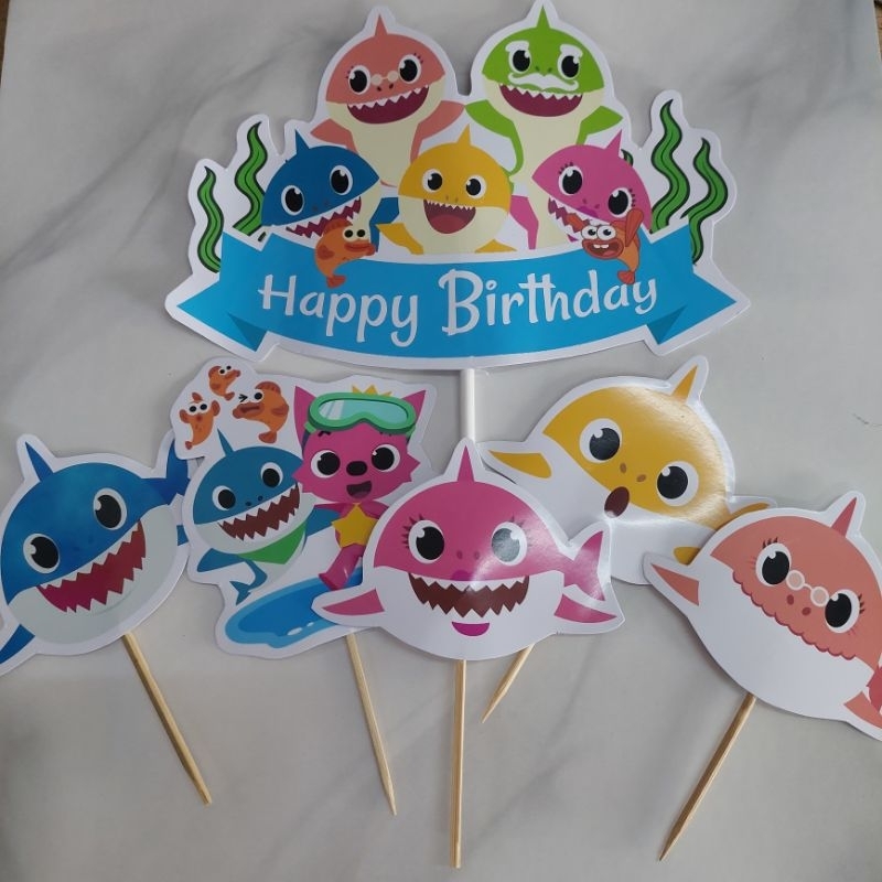 

TOPPER TUSUKAN KARAKTER BABY SHARK