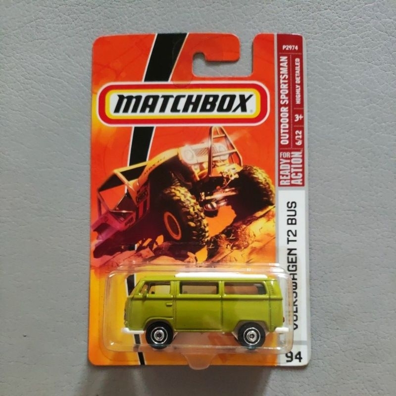 Matchbox Volkswagen T2 Bus Hijau