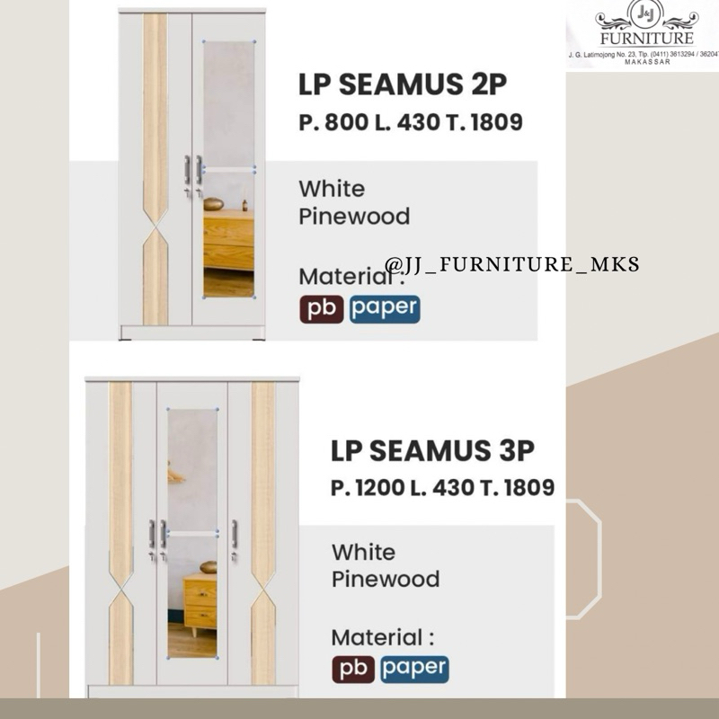 Lemari pakaian olympic Seamus murah makassar lemari murah lemari olympic