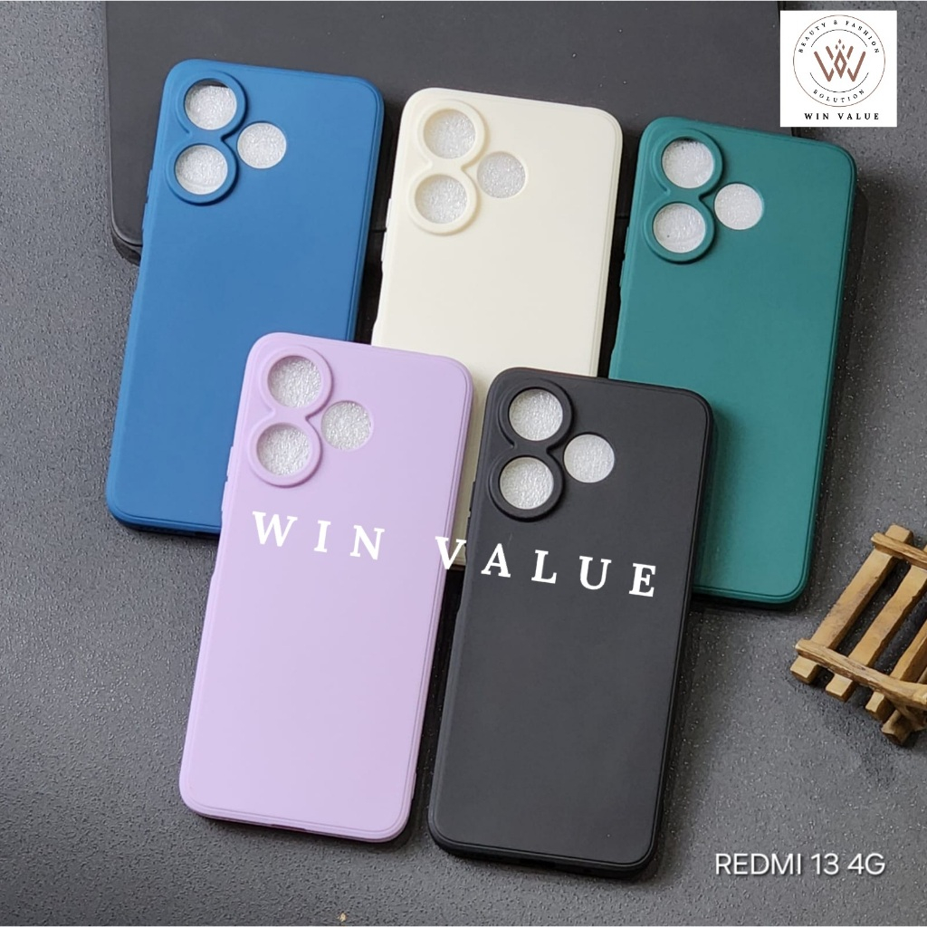 Redmi 13 4G Redmi 13X Redmi 13C Macaron Square Edge / Case Liquid Square Redmi 13 4G Redmi 13X Redmi