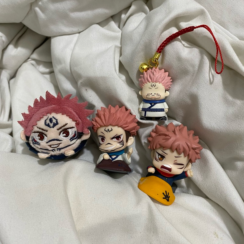 mamekororin netsuka mascot onemutan yuuji yuji sukuna figure plush doll keyring jujutsu kaisen