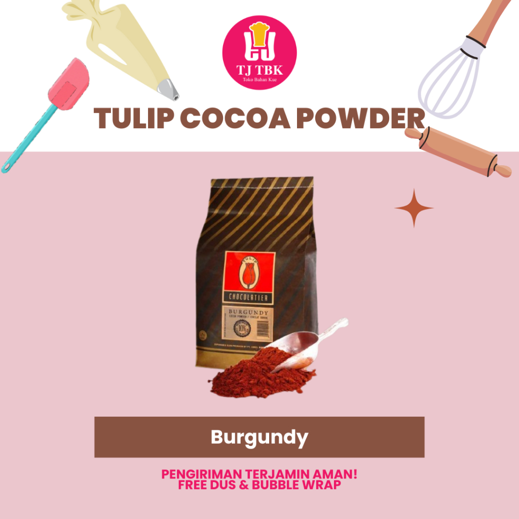 

Tulip Cocoa Powder Burgundy 250gr/Tulip Cocoa Powder Burgundy 500gr