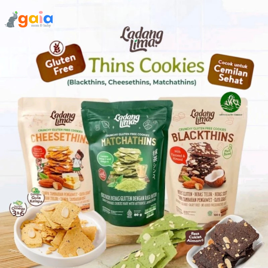 

Ladang Lima Cookies Crunchy | Blackthins | Cheesethins | Matchathins