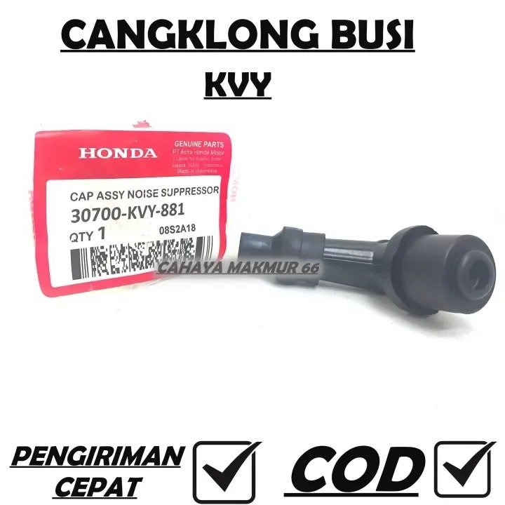 TUTUP CANGKLONG BUSI BEAT KARBU / TUTUP KEPALA BUSI SCOOPY KARBU / CANGKLONG BUSI / KVY