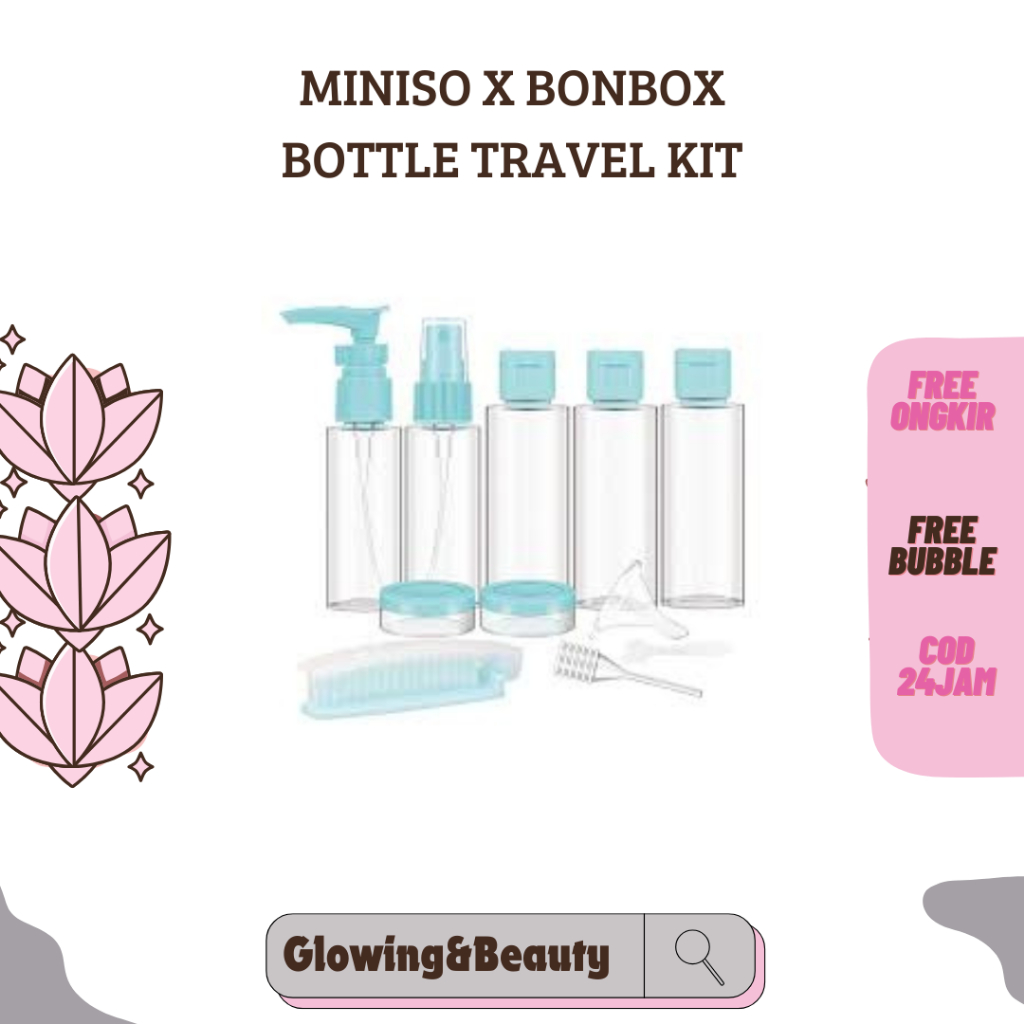 MINISO BOTTLE TRAVEL SET ENSEMBLE BOUTEILLES VOYAGE- BOTTLE SPRAY