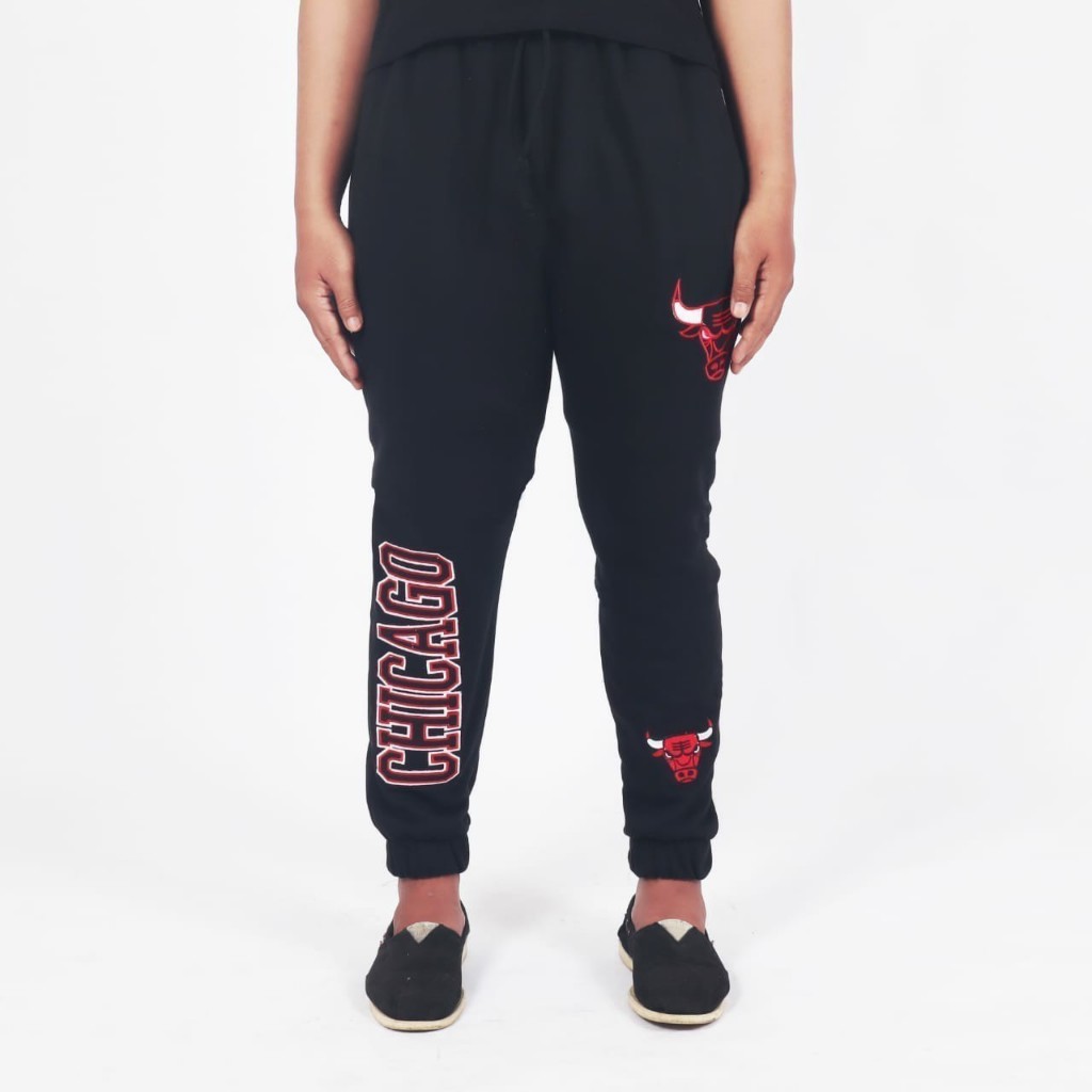 Celana Jogger Pria Chicago Bulls Long Pants Original Distro Joger Pria NBA High Quality Brended