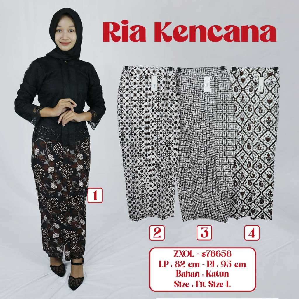 ROK BATIK WANITA ROK WIRU MURAH ROK SPAN PANJANG MOTIF BATIK RIA BATIK SOLO