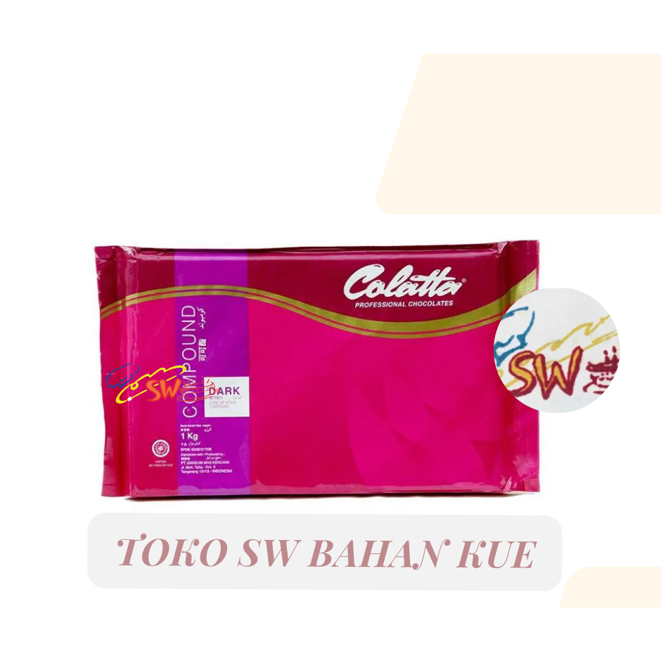 

COLATTA COMPOUND DARK 1 KG / COKELAT BATANG