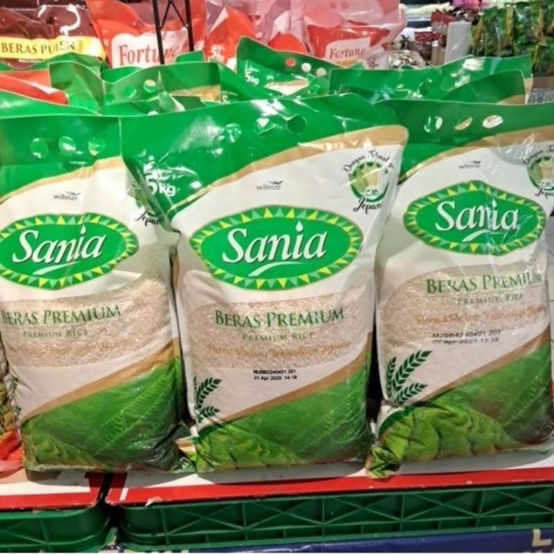 

Beras Premium Sania Kemasan 5 Kg