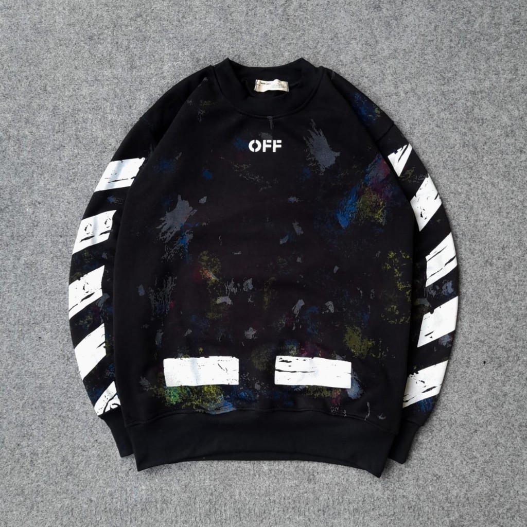 CREWNECK OFFWHITE GALAXY CREWNECK PRIA WANITA