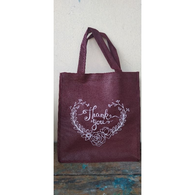 

tas spunbond terima kasih/ tas hajatan sabon/ goodie bag spunbond terima kasih