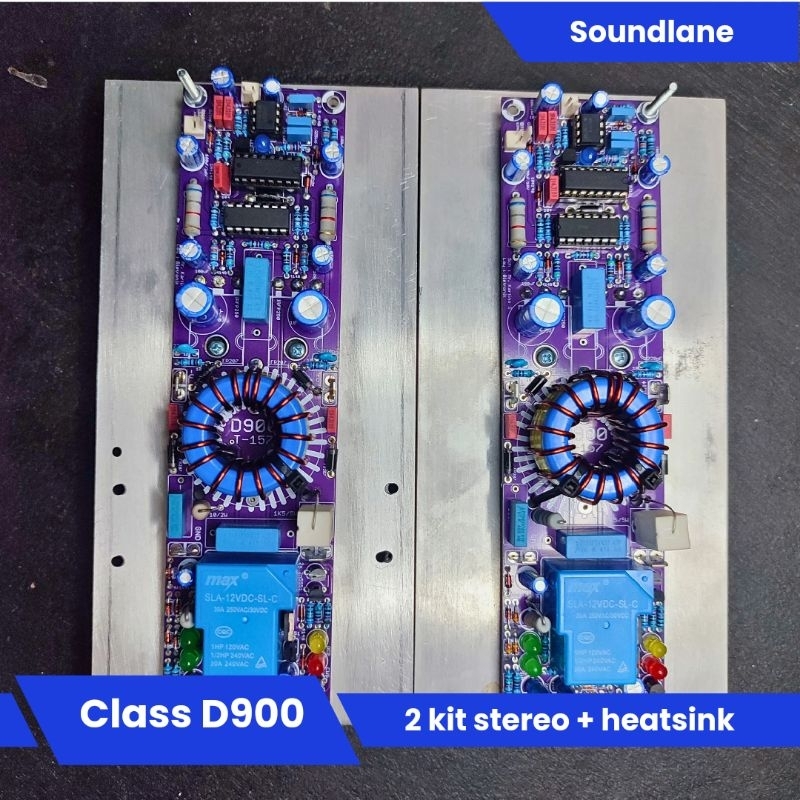 Promo Amplifier Class D900 speaker protektor 2 kit + heatsink