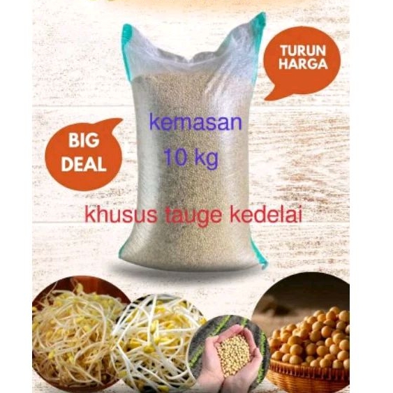 

kemasan 10kg khusus tauge kedelai lokal premium