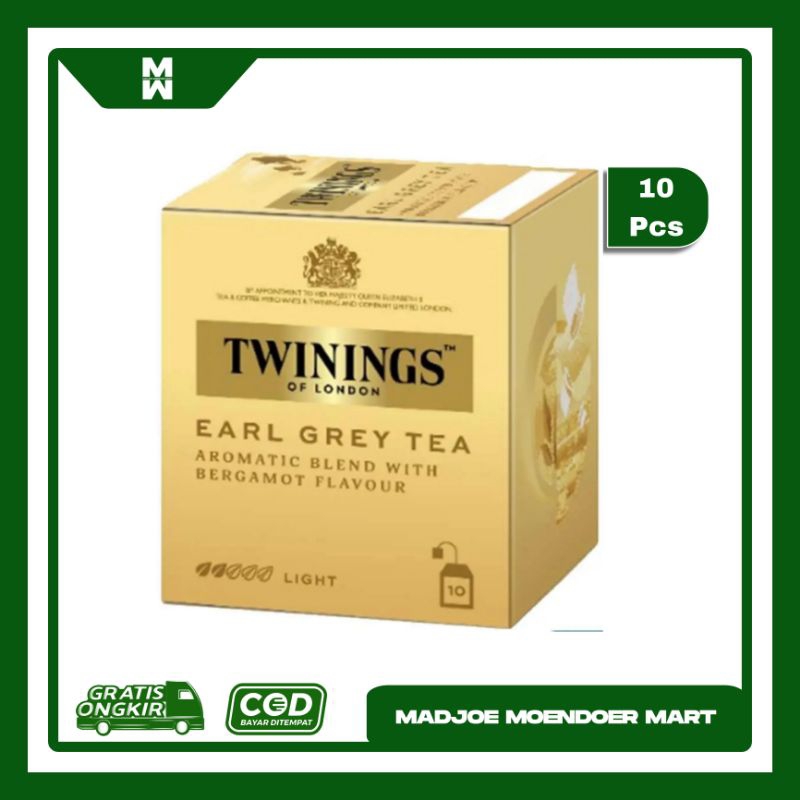 

Twinings Early Grey Tea Box Bag 20g (10 x 2g) - Teh Celup