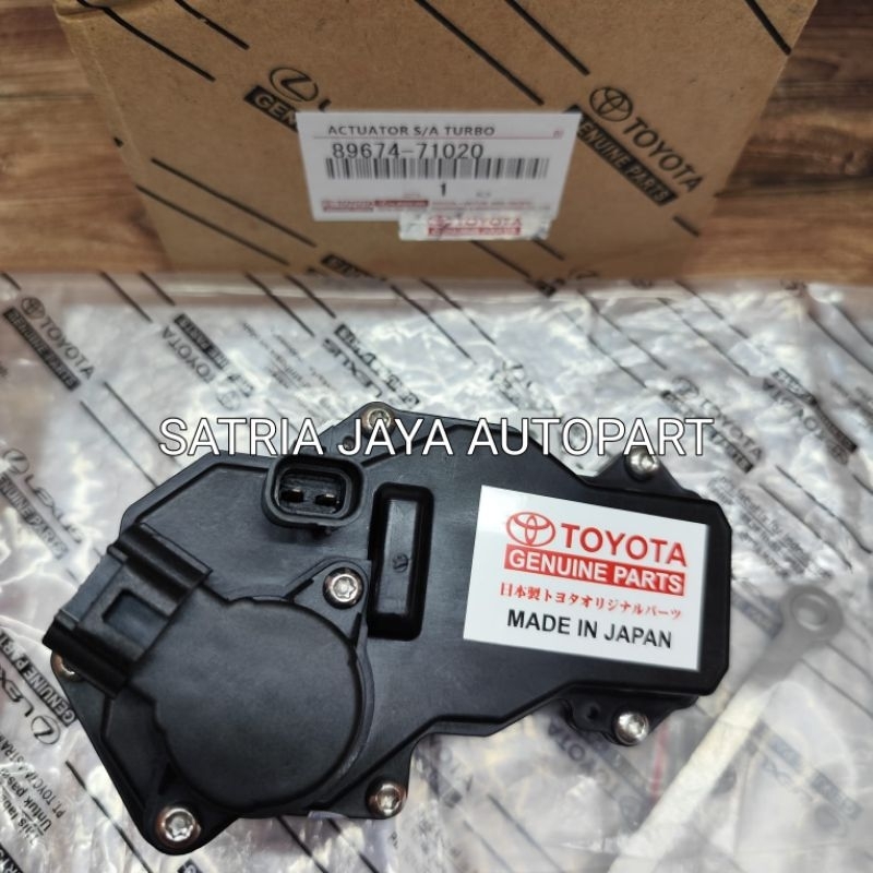 ACTUATOR TURBO MOTOR TURBO TOYOTA HILUX REVO 2GD INNOVA REBORN 2GD GARANSI
