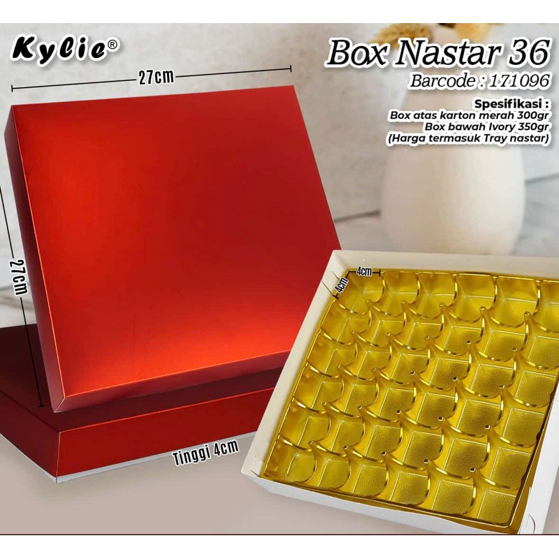 

Box Kue Nastar Natal Christmas isi 36
