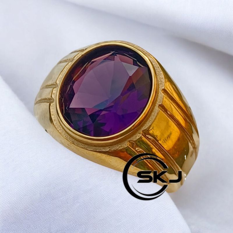 CINCIN BATU KECUBUNG UNGU CUTTING KUALITAS SUPER