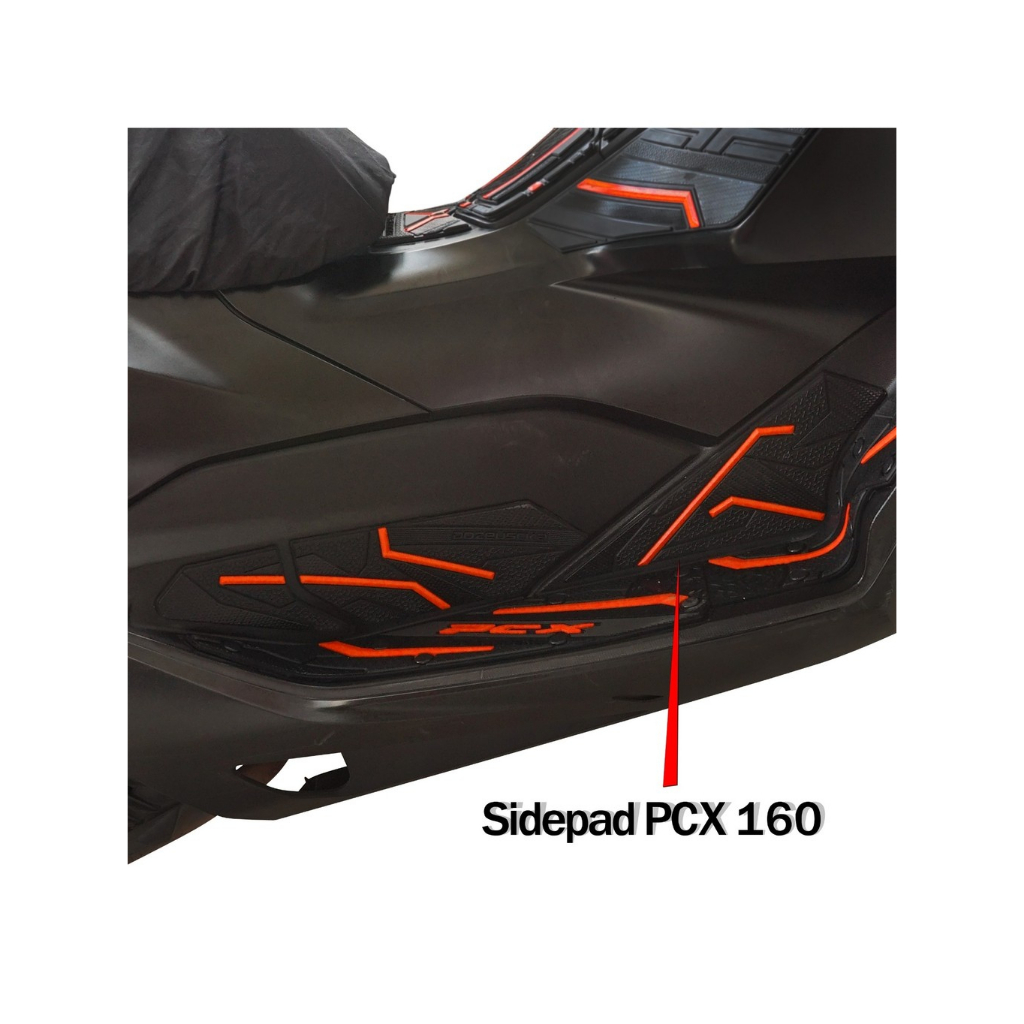 sidepad honda pcx 160 2020-2024 , lower deck pcx 160 2020-2024