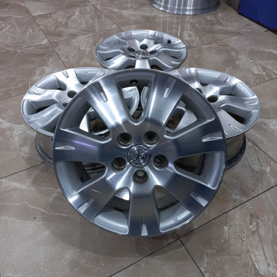 VELG MOBIL BEKAS STD ORIGINAL ALPHARD RING 16 LEBAR 6 ET45 PCD 5X114,3